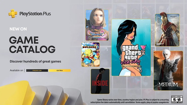 PS Plus Premium and Extra New October 2022 Games Include GTA Vice City -  PlayStation LifeStyle